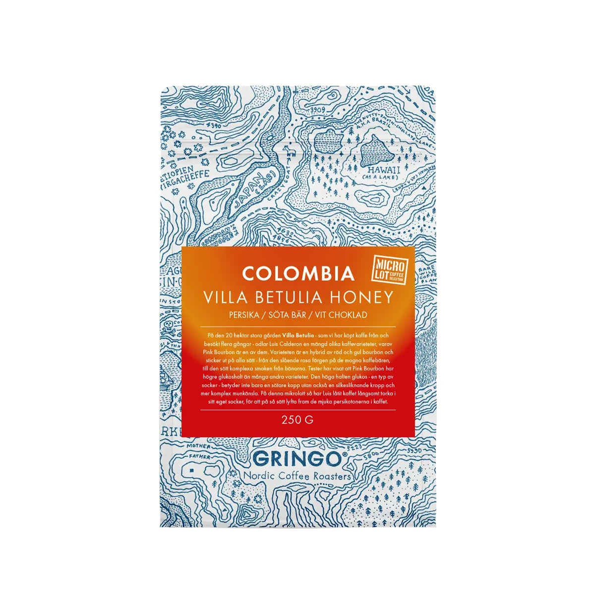 Gringo Colombia Villa Betulia Honey, Microlot