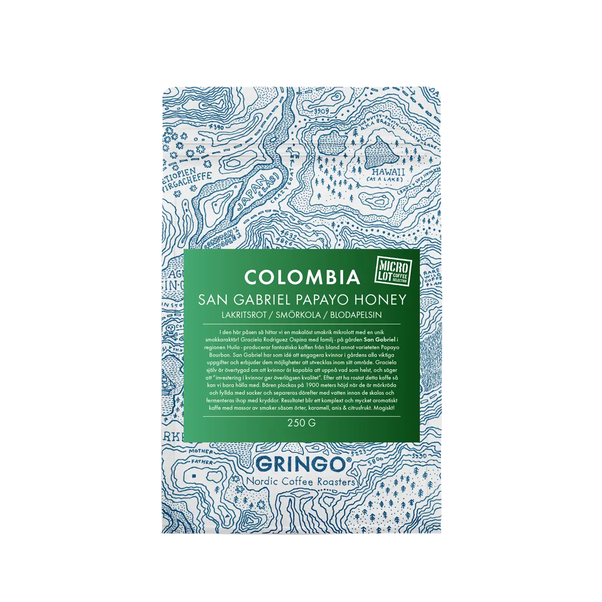 Gringo Colombia San Gabriel Papayo, Microlot