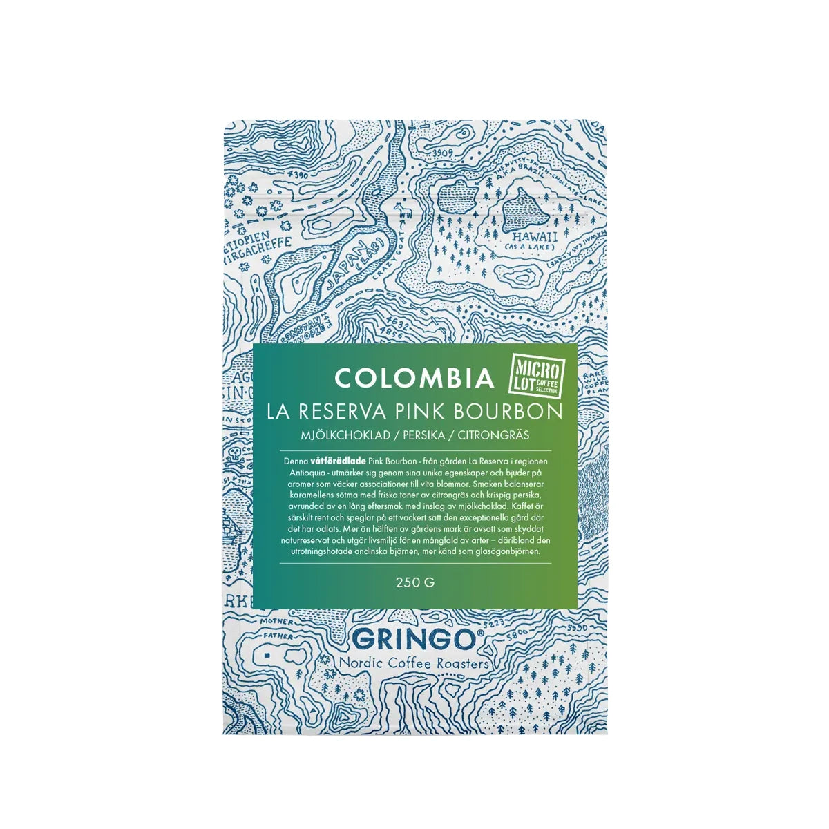 Gringo Colombia La Reserva Pink Bourbon Mikrolot