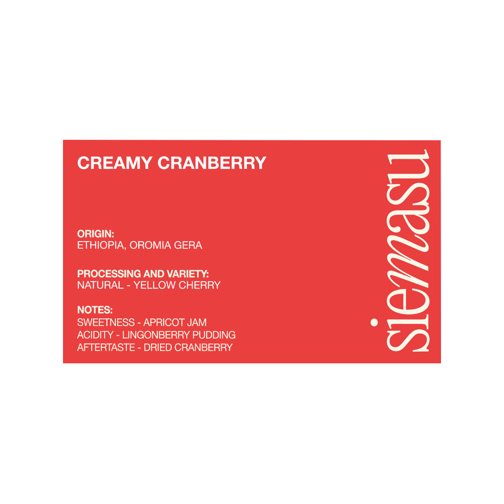 Siemasu Creamy Cranberry Ethiopia