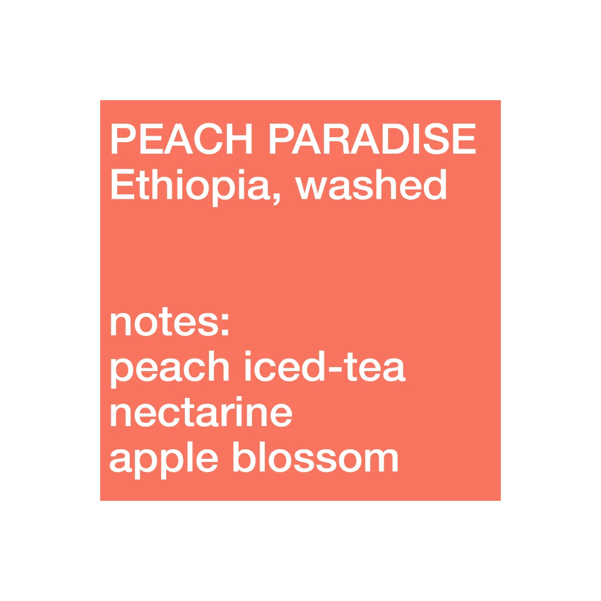 Siemasu Peach Paradise, Ethiopia