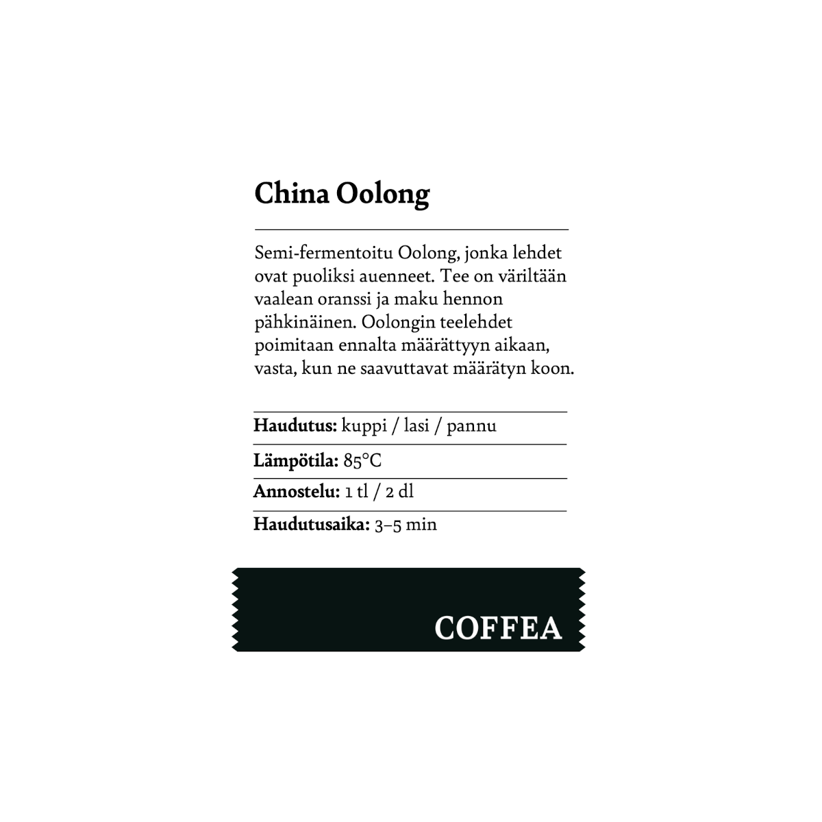 China Oolong