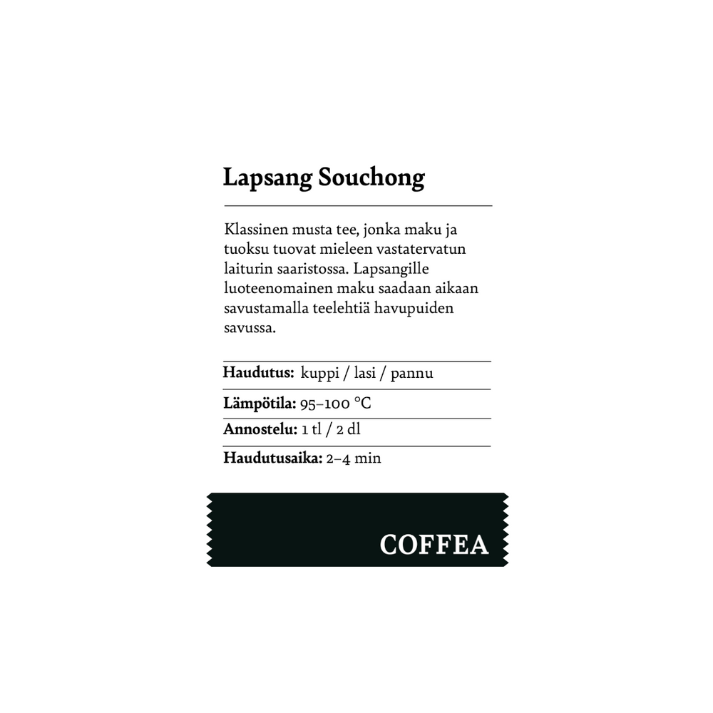 Lapsang Souchong