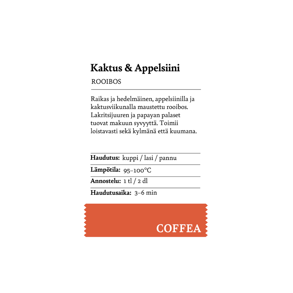 Rooibos Kaktus-Appelsiini