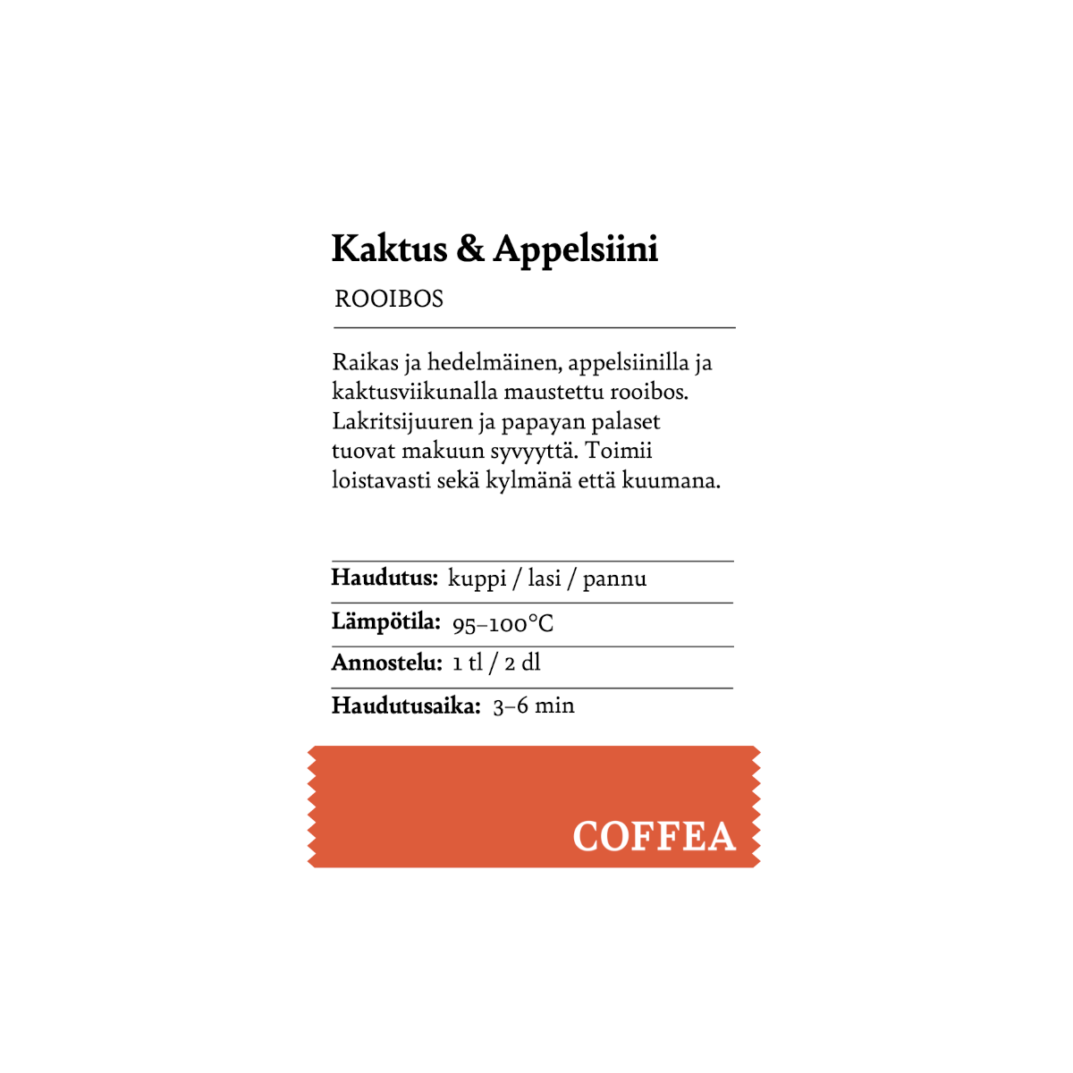 Rooibos Kaktus-Appelsiini