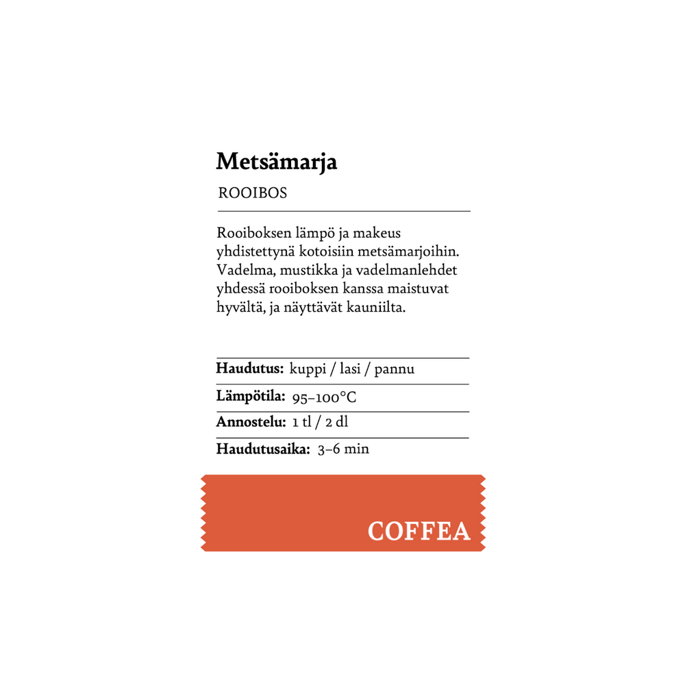 Rooibos Metsämarja